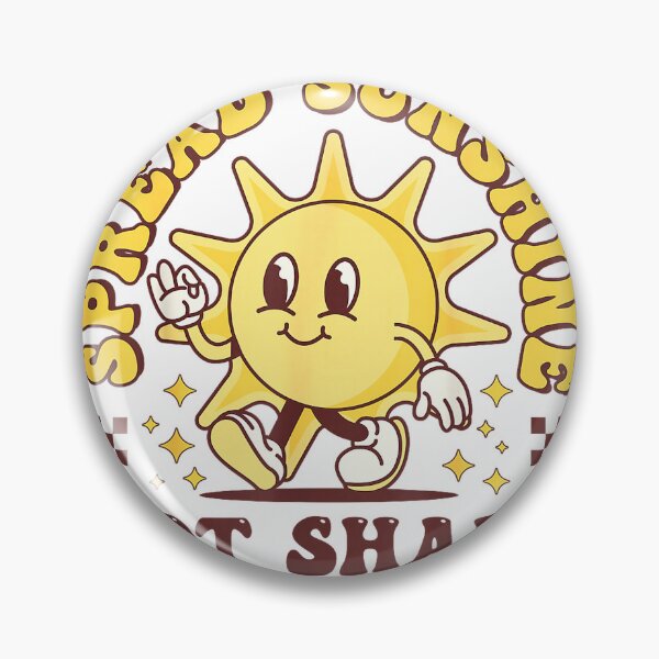 Item preview, Spread Sunshine Not Shade Cute Groovy Kindness Positivity T-Shirt designed and sold by KTY-NUSS.