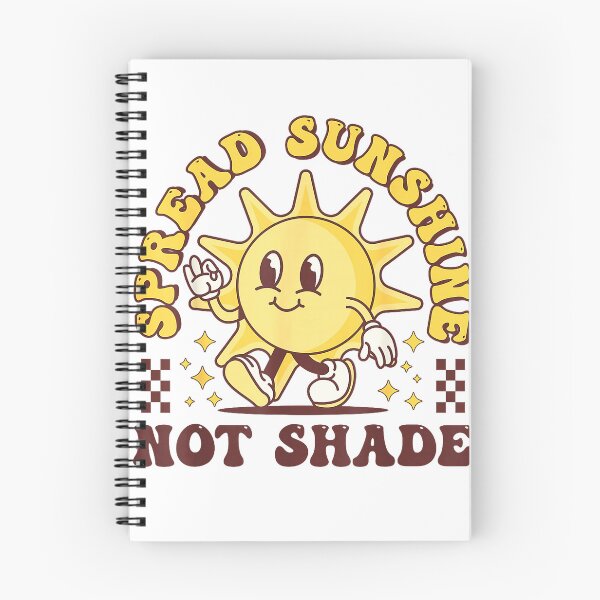 Item preview, Spread Sunshine Not Shade Cute Groovy Kindness Positivity T-Shirt designed and sold by KTY-NUSS.