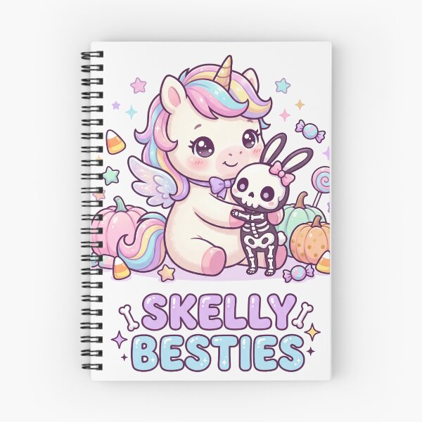 Item preview, Cute Unicorn and Skeleton Bunny Kawaii Halloween designed and sold by naragon4289.