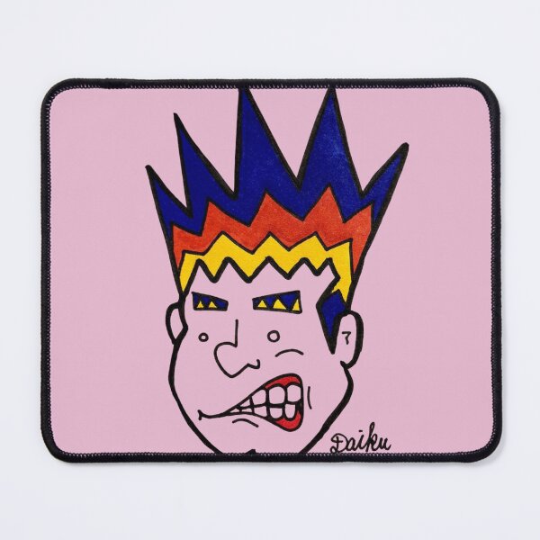 Item preview, Spiky Flame Hair Grump designed and sold by OddityVault.