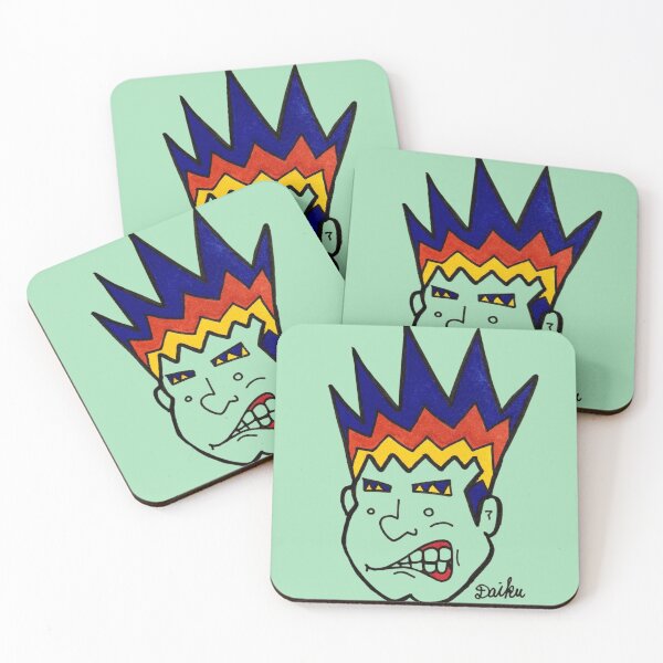 Item preview, Spiky Flame Hair Grump designed and sold by OddityVault.