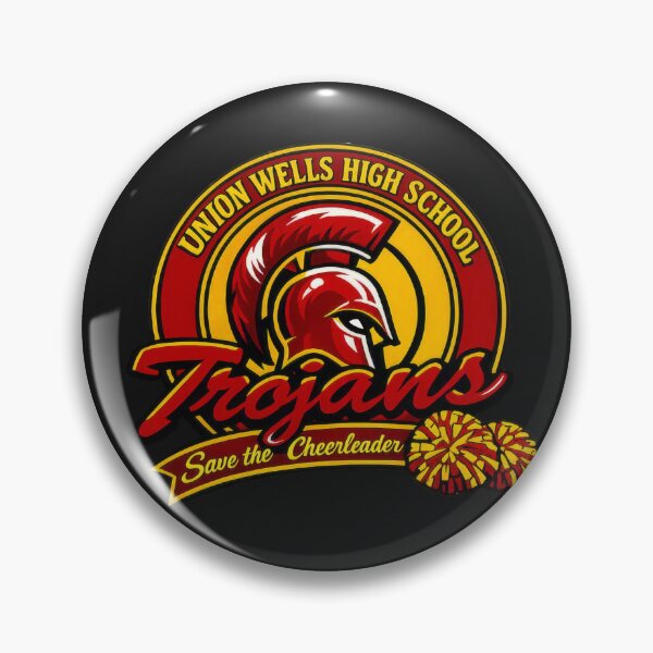 Item preview, Union Wells Trojans - Save the Cheerleader designed and sold by Omaha Jones T-Shirts and More.