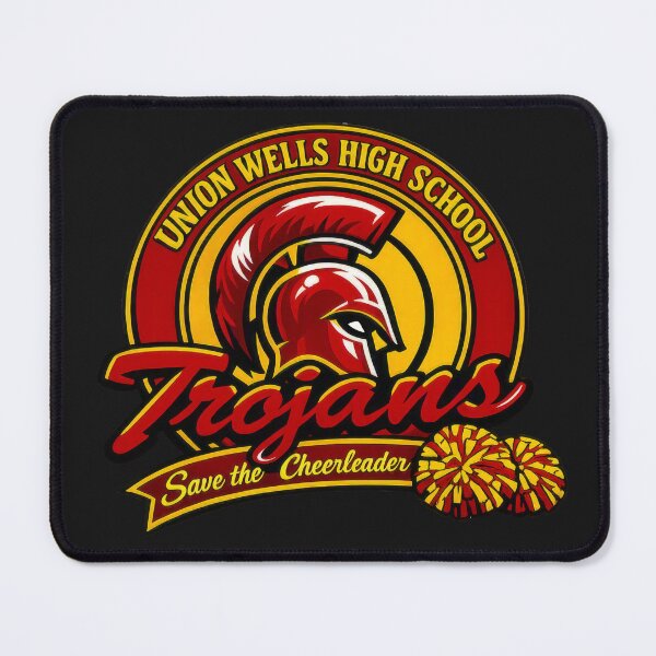 Item preview, Union Wells Trojans - Save the Cheerleader designed and sold by Omaha Jones T-Shirts and More.
