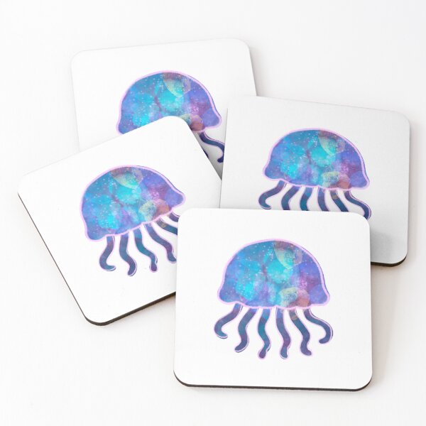 Item preview, Colourful Jellyfish designed and sold by Clover Crow.