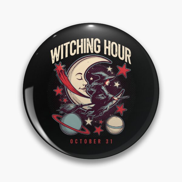 Item preview,  Witching Hour Cosmic Witch T-Shirt | Halloween Space Graphic Tee v12 designed and sold by DarylWelsh2024.