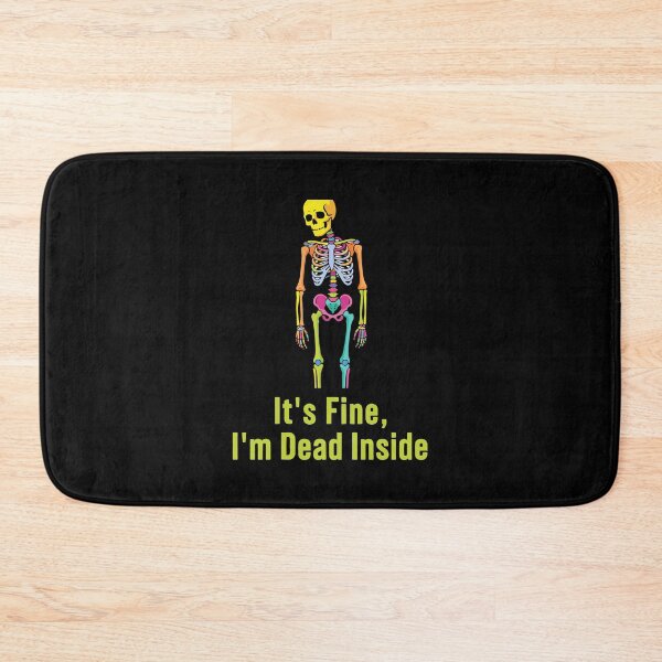 Item preview, Dead Inside Skeleton Funny Halloween designed and sold by Uglyandcute.