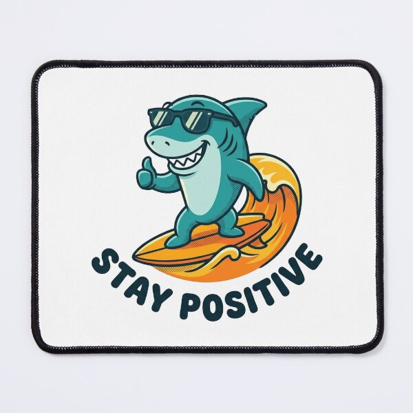 Item preview, Cool Shark Surfing Ocean Wave Surfer designed and sold by KoeppNor.