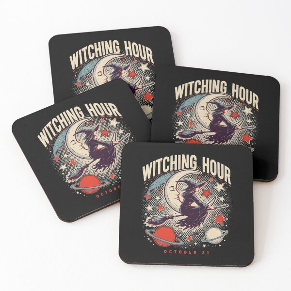 Item preview,  Witching Hour Cosmic Witch T-Shirt | Halloween Space Graphic Tee v13 designed and sold by DarylWelsh2024.
