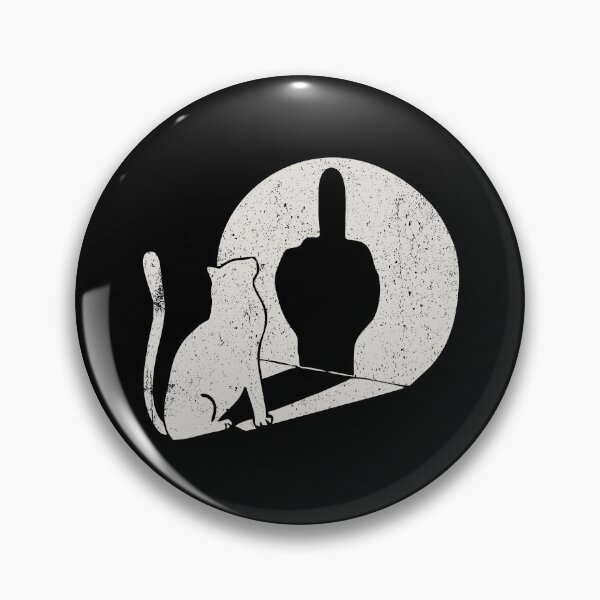 Item preview, Cat Middle Finger - Funny Shadow Light Sarcasm Humor designed and sold by qarinefesia.
