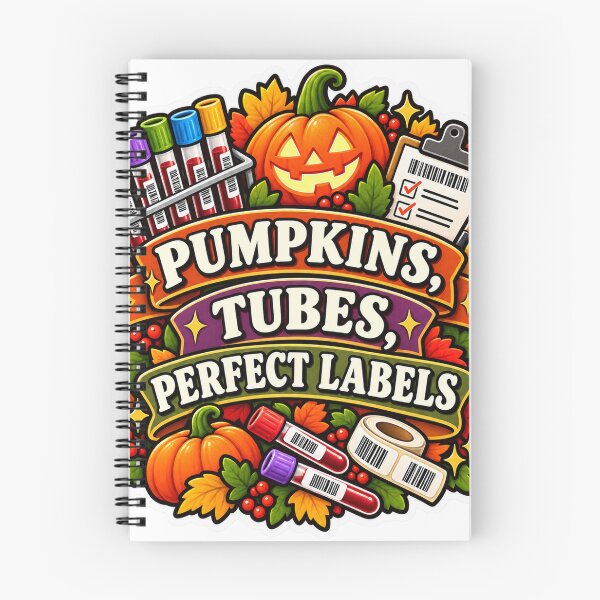 Item preview, Pumpkins, Tubes, Perfect Labels Phlebotomy designed and sold by supertae.