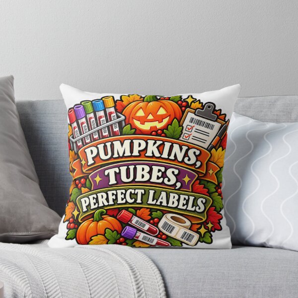 Item preview, Pumpkins, Tubes, Perfect Labels Phlebotomy designed and sold by supertae.