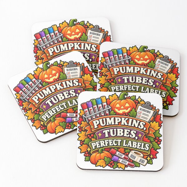 Item preview, Pumpkins, Tubes, Perfect Labels Phlebotomy designed and sold by supertae.