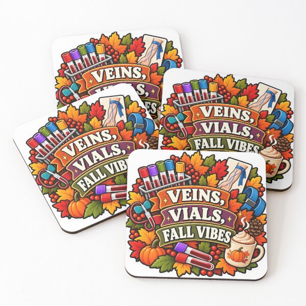 Item preview, Veins, Vials, Fall Vibes Phlebotomy designed and sold by supertae.