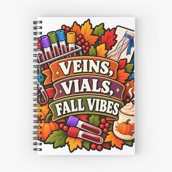 Item preview, Veins, Vials, Fall Vibes Phlebotomy designed and sold by supertae.
