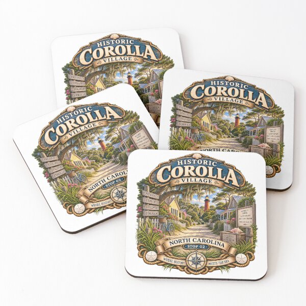 Item preview, Historic Corolla Village North Carolina designed and sold by The Coastal Route.