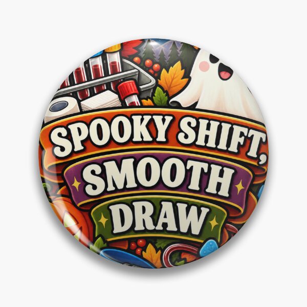 Item preview, Spooky Shift, Smooth Draw Phlebotomy designed and sold by supertae.