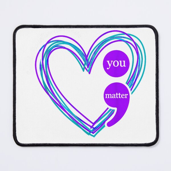 Item preview, Suicide Prevention Awareness You Matter Purple and Teal T-Shirt designed and sold by Cafe18.