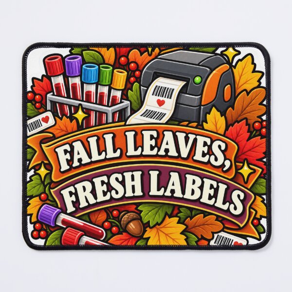 Item preview, Fall Leaves, Fresh Labels Phlebotomy designed and sold by supertae.