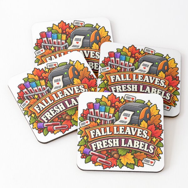 Item preview, Fall Leaves, Fresh Labels Phlebotomy designed and sold by supertae.