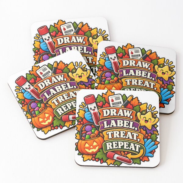 Item preview, Draw, Label, Treat, Repeat Phlebotomy designed and sold by supertae.