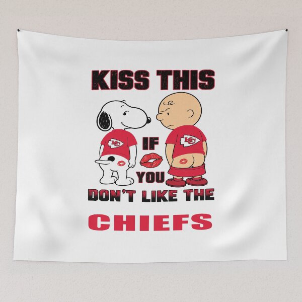 Item preview, Red Football Kiss This Funny Game Day Fan Shirt designed and sold by ZWITABLDIYA.