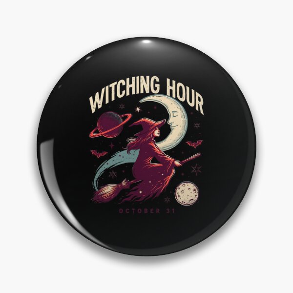 Item preview,  Witching Hour Cosmic Witch T-Shirt | Halloween Space Graphic Tee v14 designed and sold by DarylWelsh2024.