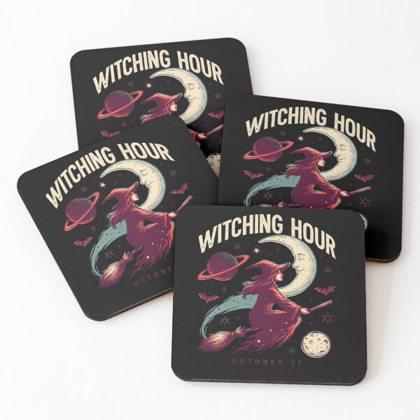 Item preview,  Witching Hour Cosmic Witch T-Shirt | Halloween Space Graphic Tee v14 designed and sold by DarylWelsh2024.