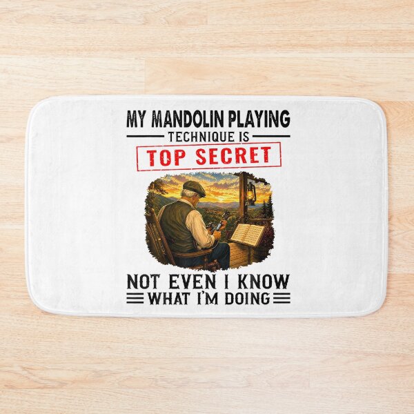 Item preview, Mandolin Player Funny Musician designed and sold by Krwasatoune.