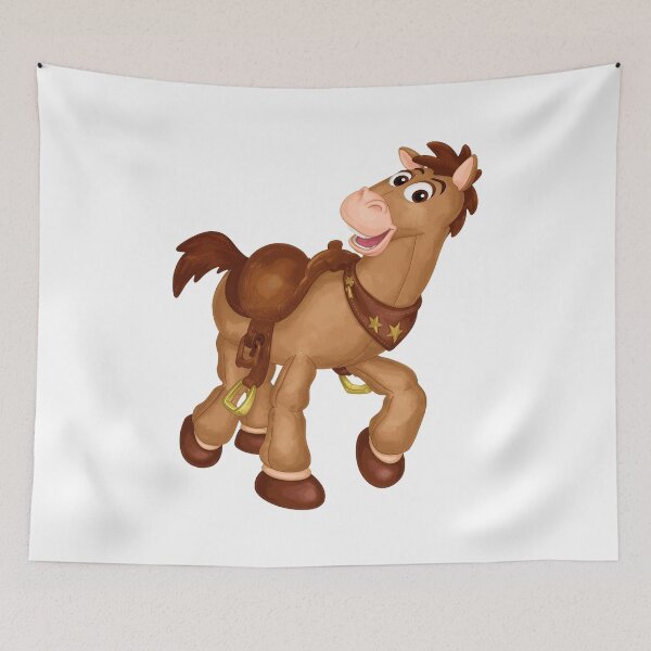 Item preview, Nostalgic Cartoon Horse Toy Illustration designed and sold by Dalaysia98.