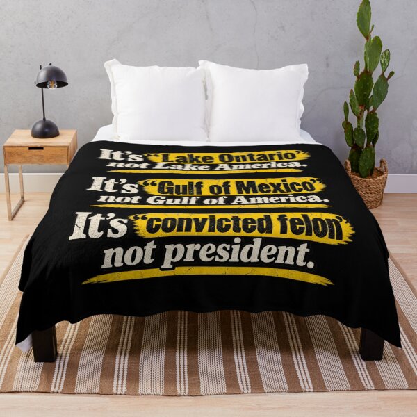 Item preview, It's Convicted Felon Not President - Funny Political Satire designed and sold by QSoShop.