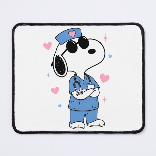 Item preview, Cute Nurse Dog Heart Stethoscope  designed and sold by Treichel1985.