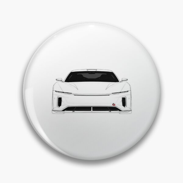 Item preview, Electric Grand Tourer Sleek Supercar Front View Design designed and sold by Axletrace.