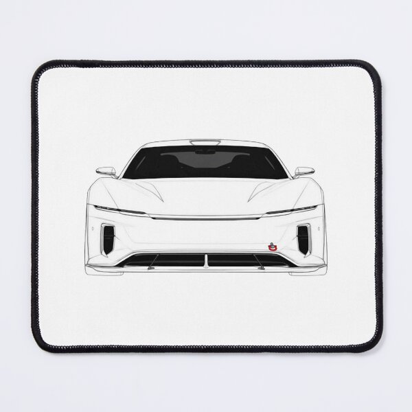 Item preview, Electric Grand Tourer Sleek Supercar Front View Design designed and sold by Axletrace.