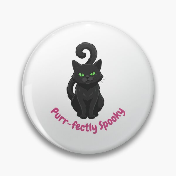 Item preview, Purr-fectly Spooky Black Cat Funny Halloween designed and sold by Uglyandcute.
