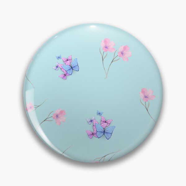 Item preview, Pink Flowers and Butterflies designed and sold by CeciReynaga.