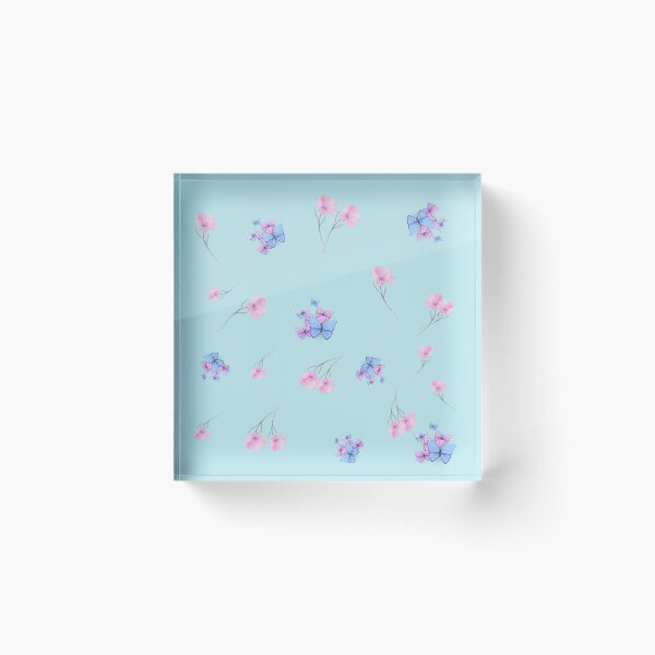 Item preview, Pink Flowers and Butterflies designed and sold by CeciReynaga.