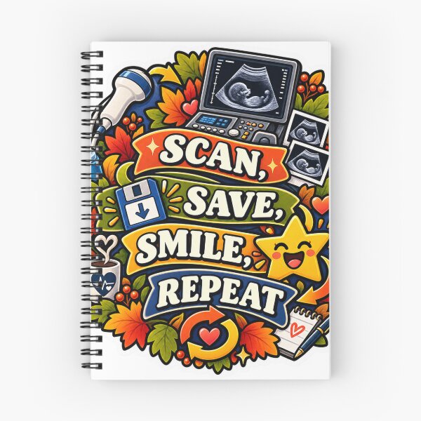 Item preview, Scan, Save, Smile, Repeat Sonography designed and sold by supertae.