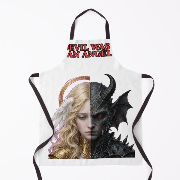 Item preview,  The Devil Was Once An Angel - Half Demon Half Angel Split Face Gothic Design designed and sold by Csaba1983.