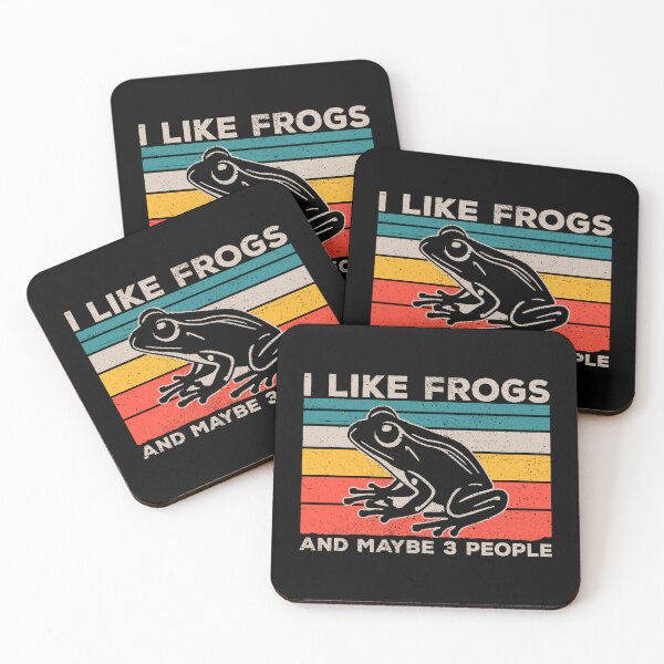 Item preview, I Like Frogs And Maybe 3 People - Frog Toad Animal Lover Gift designed and sold by shileaavdy.