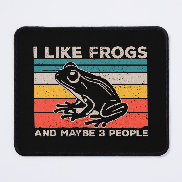 Item preview, I Like Frogs And Maybe 3 People - Frog Toad Animal Lover Gift designed and sold by shileaavdy.