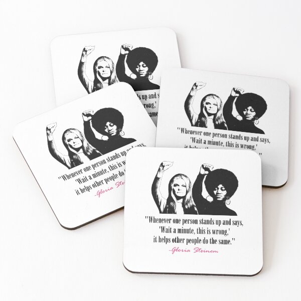 Item preview, Gloria Steinem Quotes Vintage designed and sold by kareydiwanpro.