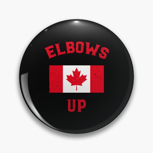 Item preview, Elbows Up Canada Anti-Trump Canadian Pride Tees and Stickers designed and sold by EthosWear.