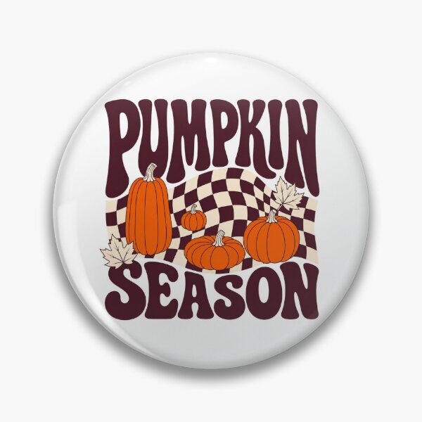 Item preview, Pumpkin Season Retro Checkerboard Fall Autumn designed and sold by FestivityFinds.
