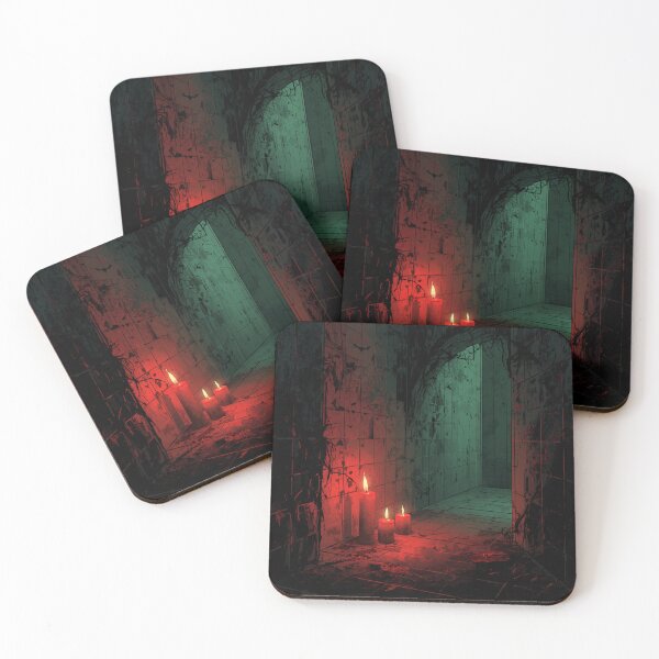 Item preview, Dark Haunted Corridor Halloween Art designed and sold by Uniquely Yours.