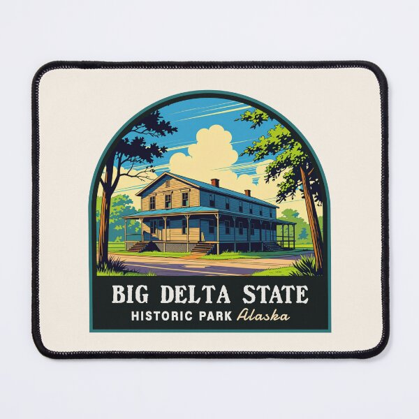 Item preview, Big Delta State Historic Park (Alaska), USA designed and sold by PinkandP.