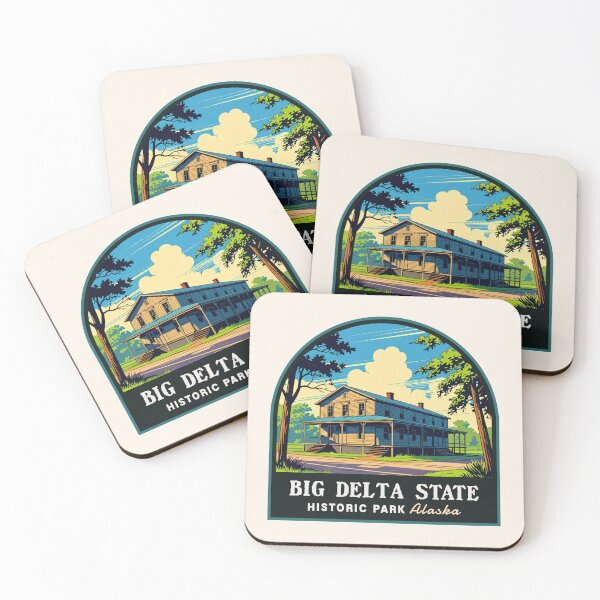 Item preview, Big Delta State Historic Park (Alaska), USA designed and sold by PinkandP.