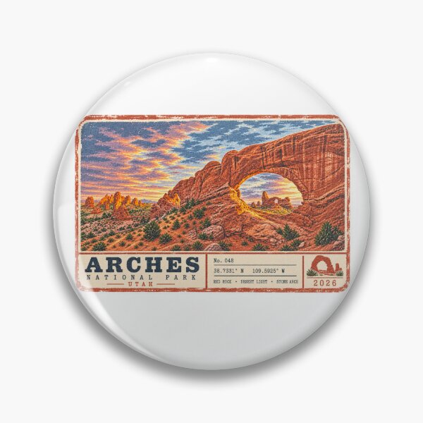 Item preview, Arches National Park Poster 2026 designed and sold by iCreationz.
