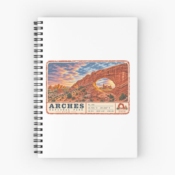 Item preview, Arches National Park Poster 2026 designed and sold by iCreationz.