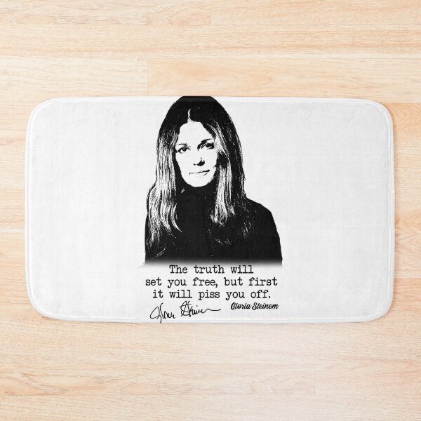 Item preview, Gloria Steinem Quote Vintage- The Truth Will Set You Free designed and sold by kareydiwanpro.