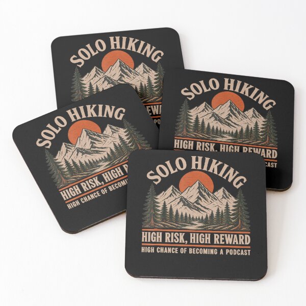 Item preview, Solo Hiking Outdoor Adventure designed and sold by Trippy-Toad.
